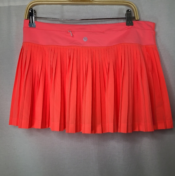 Lululemon Pleat To Street Skirt II  Grapefruit size 10 womens - Picture 3 of 7